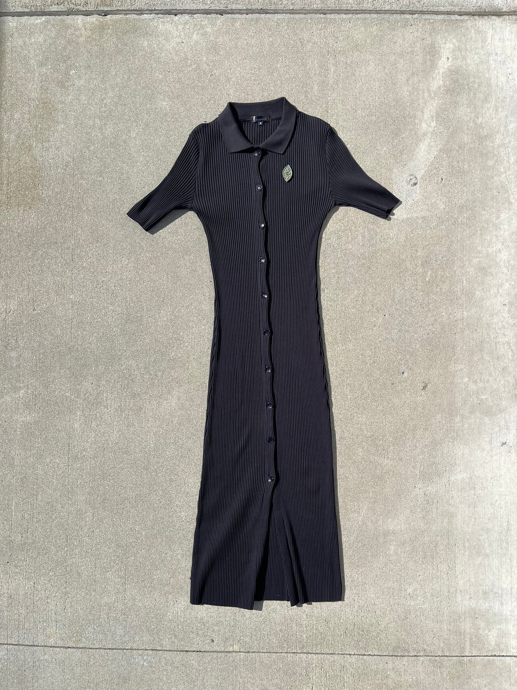 Short Sleeve Collar Dress