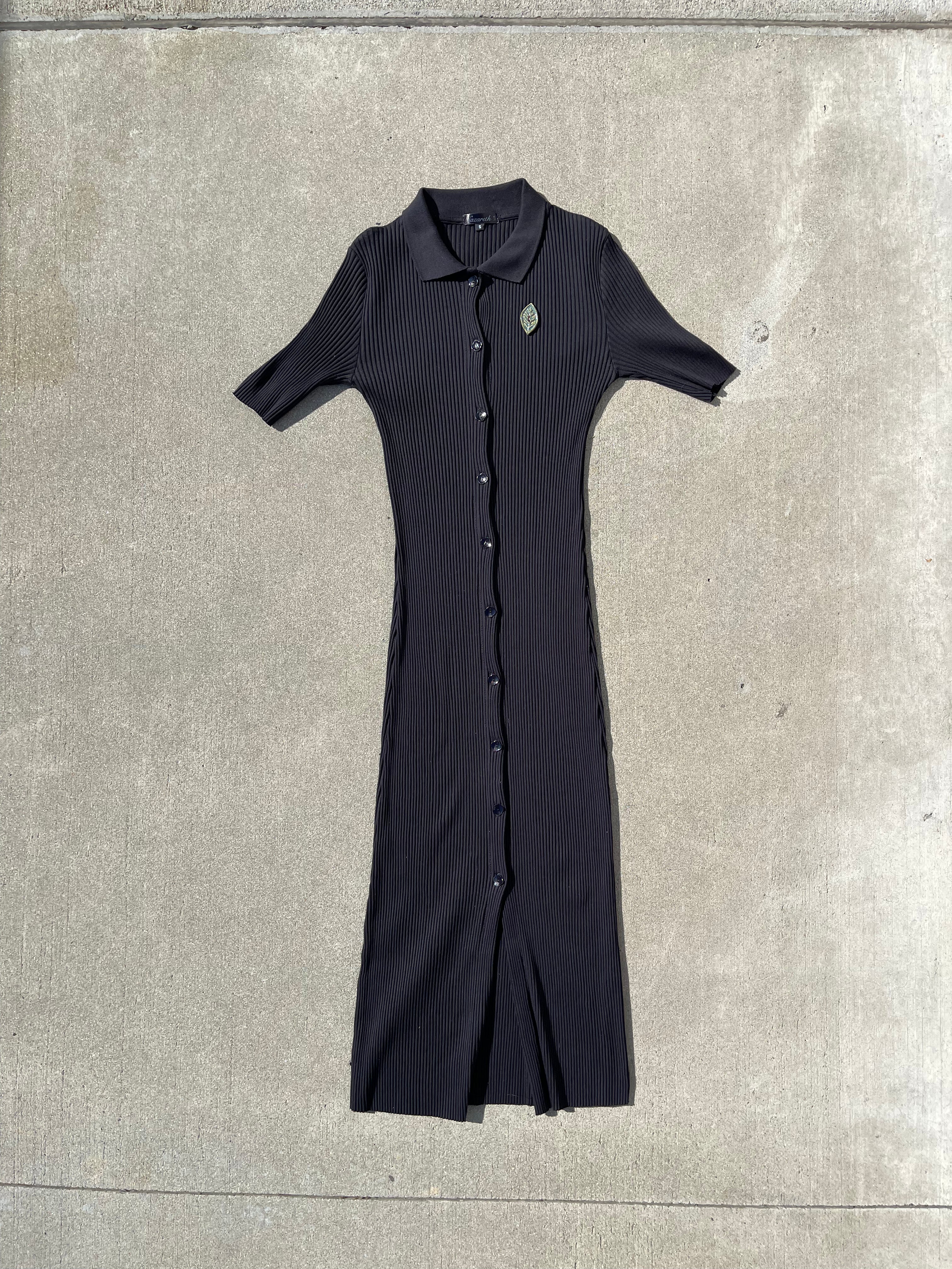 Short Sleeve Collar Dress