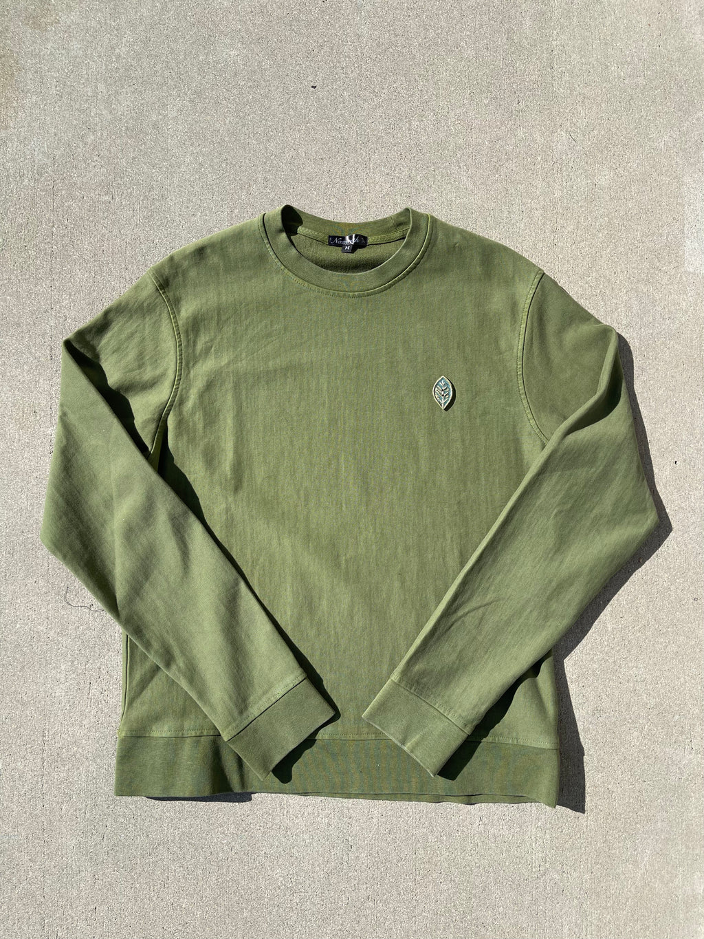 Olive Crewneck Sweater