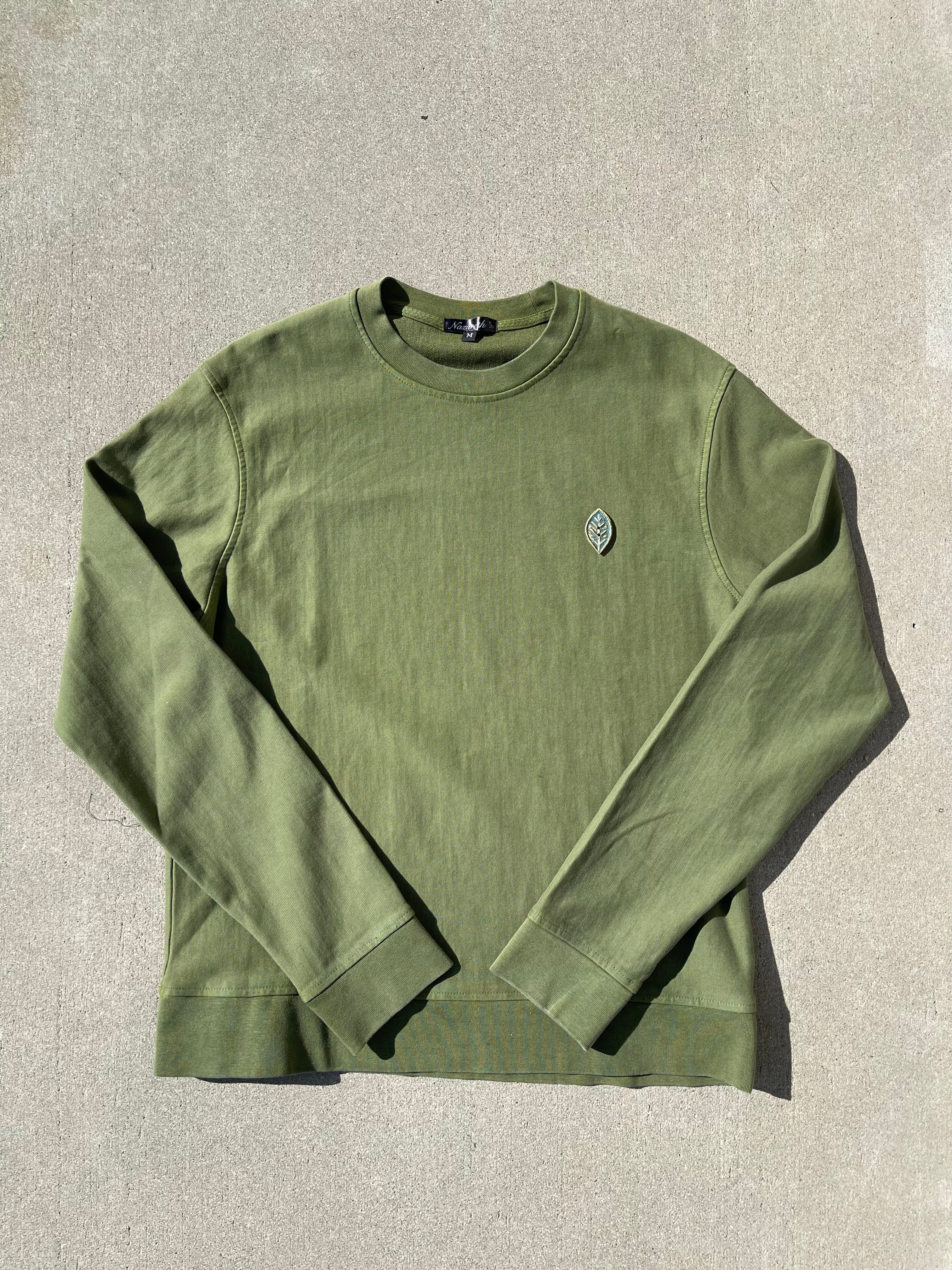 Olive Crewneck Sweater