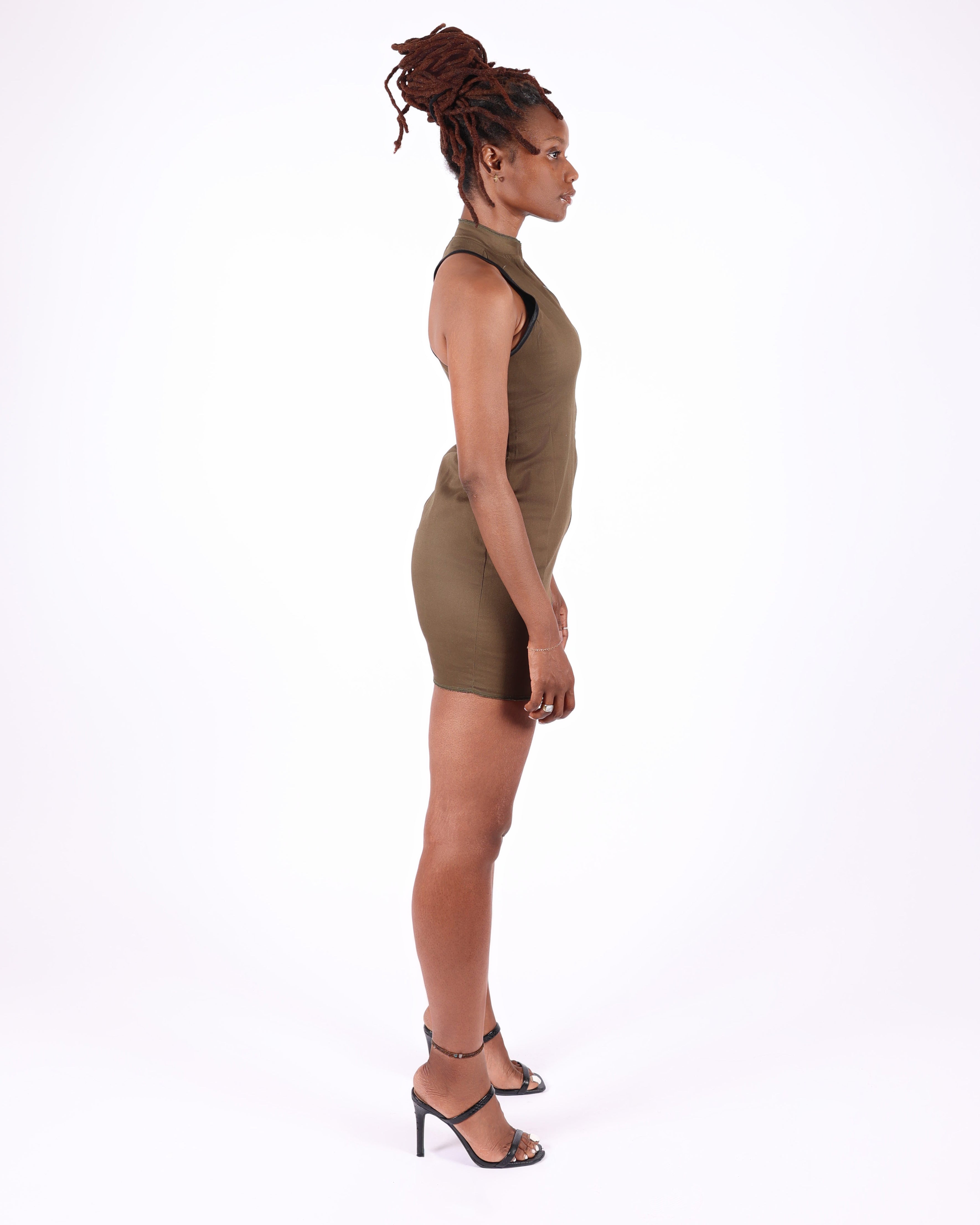 Sculpted Mini Dress