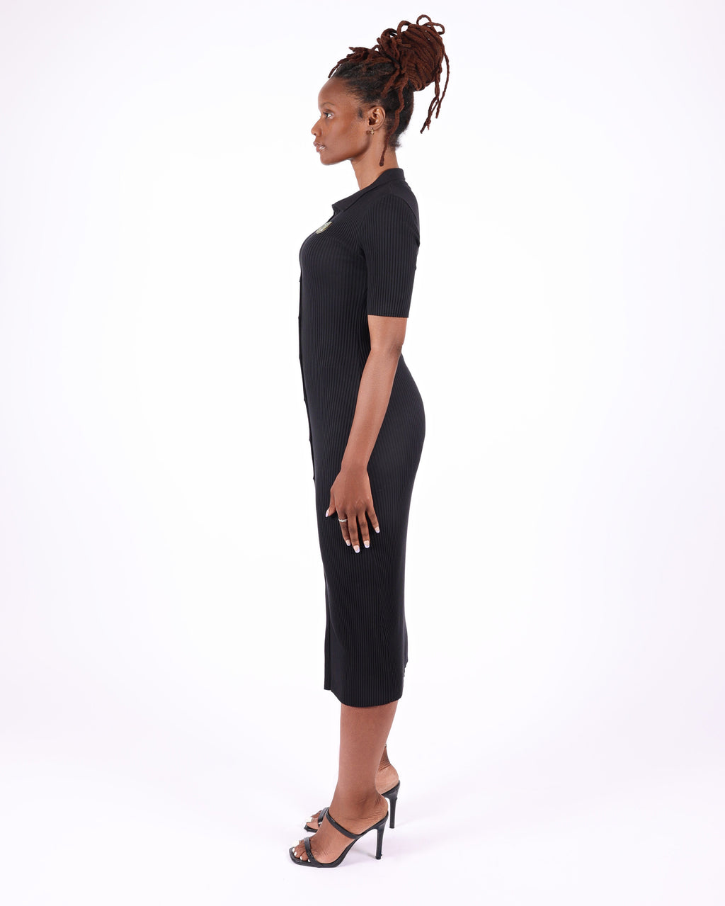 Short Sleeve Collar Dress