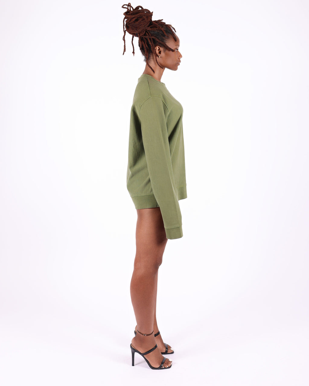 Olive Crewneck Sweater