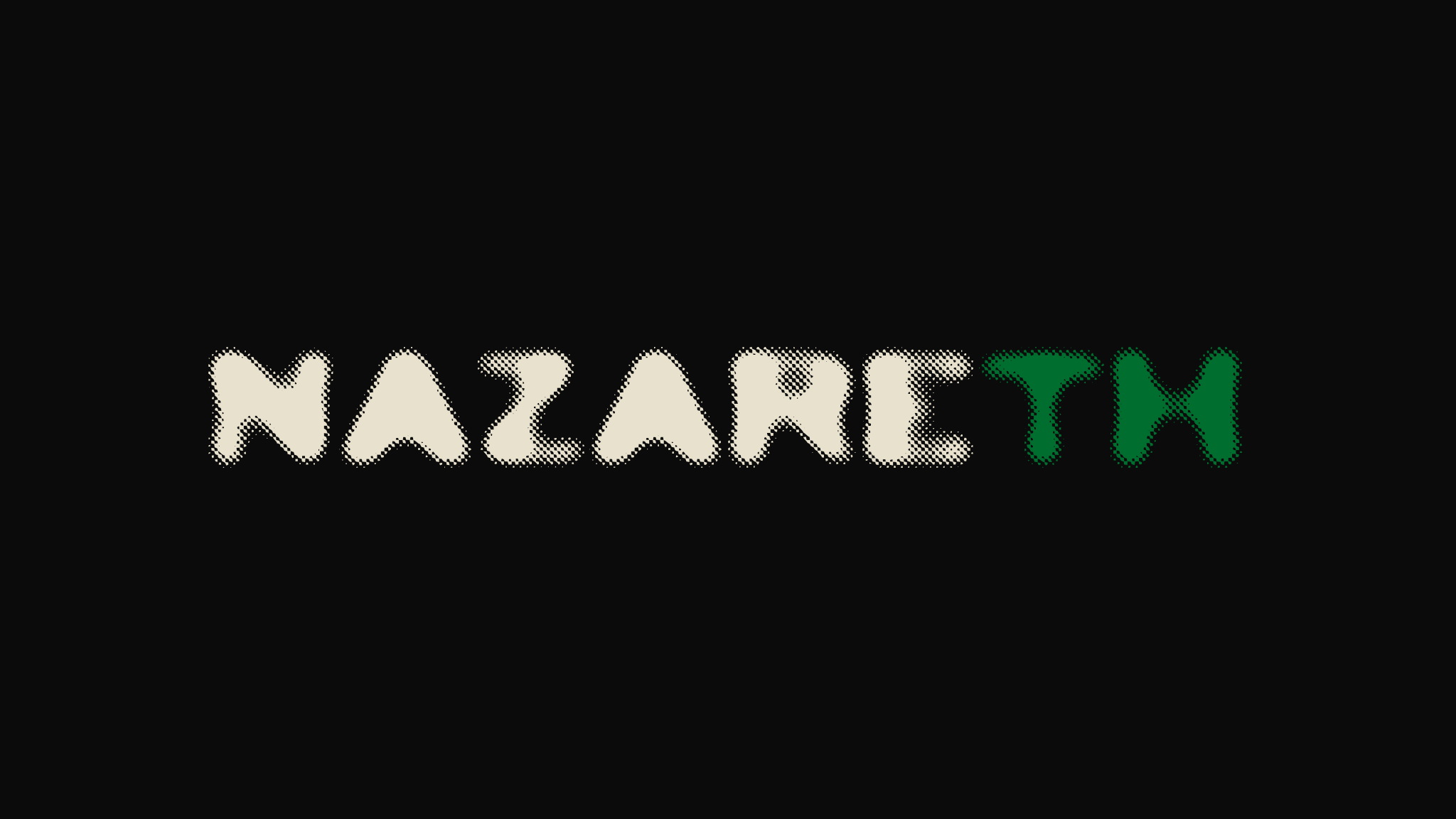 Nazareth LED font Sticker